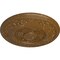Ekena Millwork Nestor Ceiling Medallion (Fits Canopies up to 5"), 25 7/8"OD x 2 1/4"P, Smokey Topaz Crackle CM25NESTC - alternate 3